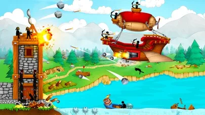 The Catapult: stick man game screenshot 2