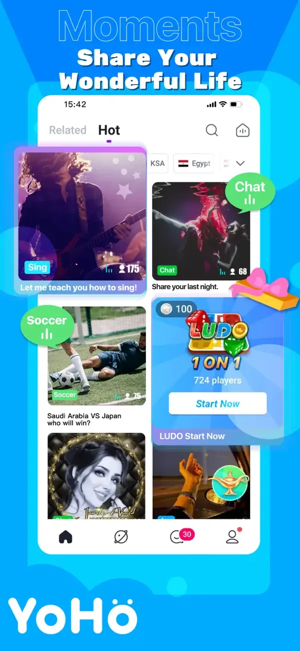 YoHo - Group Voice Chat screenshot 1