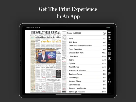 WSJ Print Edition screenshot 4