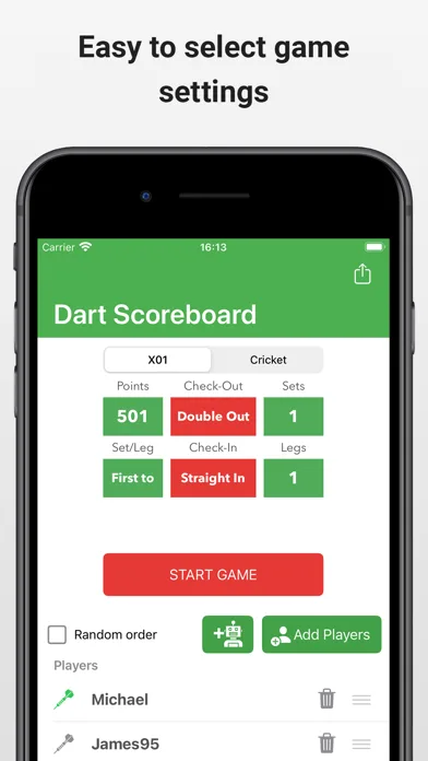 Darts Scoreboard: Scorekeeper screenshot 1