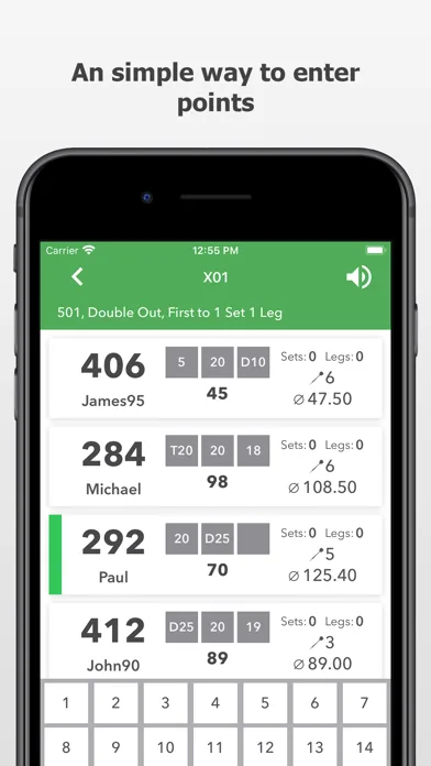 Darts Scoreboard: Scorekeeper screenshot 2
