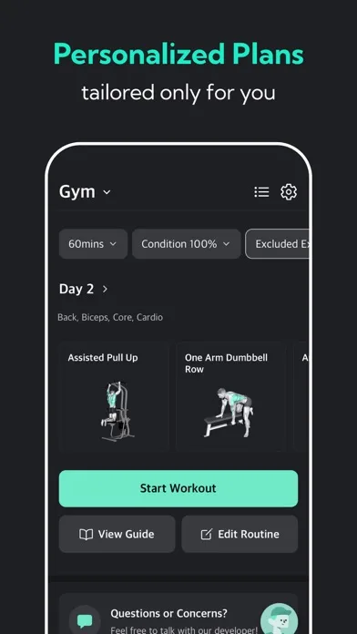 Planfit AI Gym Workout Planner screenshot 4