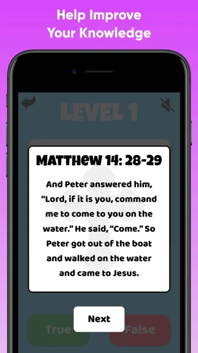 Bible Quiz - True Or False? screenshot 2