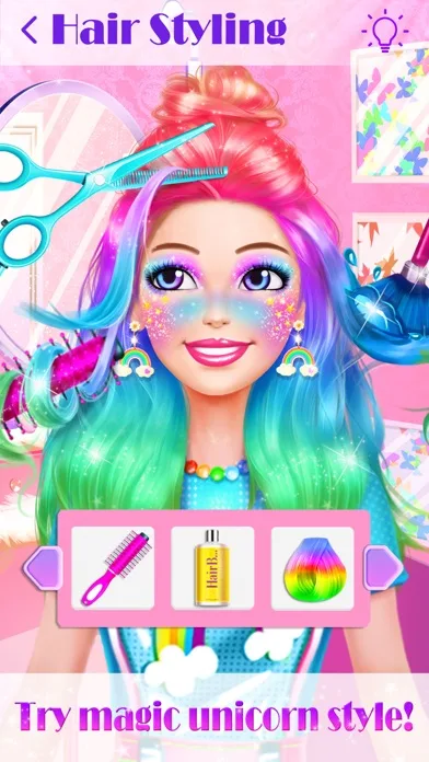 Unicorn Makeup Dress Up Artist screenshot 4