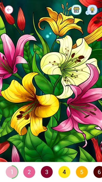 Coloring Book -Color by Number screenshot 1
