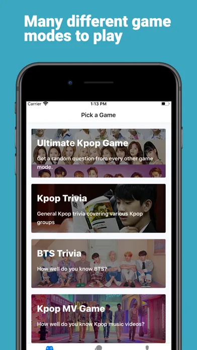 Kpop Quiz for K-pop Fans screenshot 1