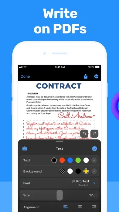 PDF Hero - PDF Editor & Reader screenshot 2
