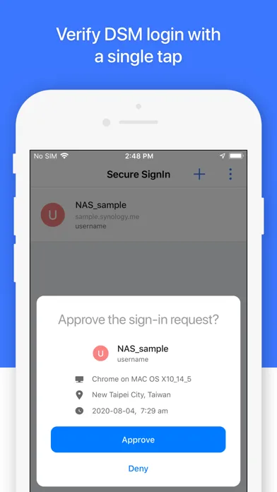 Synology Secure SignIn screenshot 2