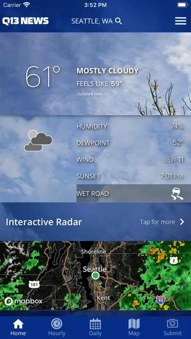 FOX 13 Seattle Weather App screenshot 1
