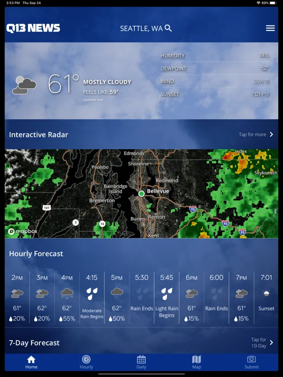 FOX 13 Seattle Weather App screenshot 4