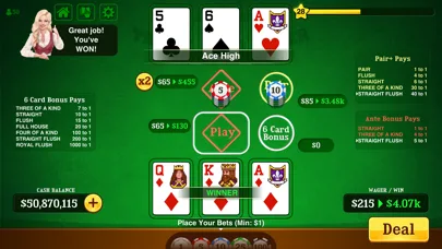 Triple Card Poker Casino screenshot 1