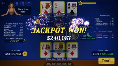 Triple Card Poker Casino screenshot 3