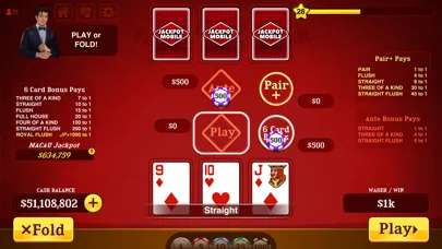 Triple Card Poker Casino screenshot 4