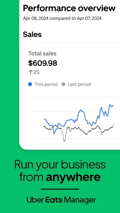 Uber Eats Manager screenshot 1