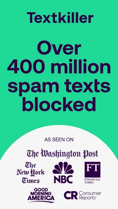 Textkiller - Spam Text Blocker screenshot 1