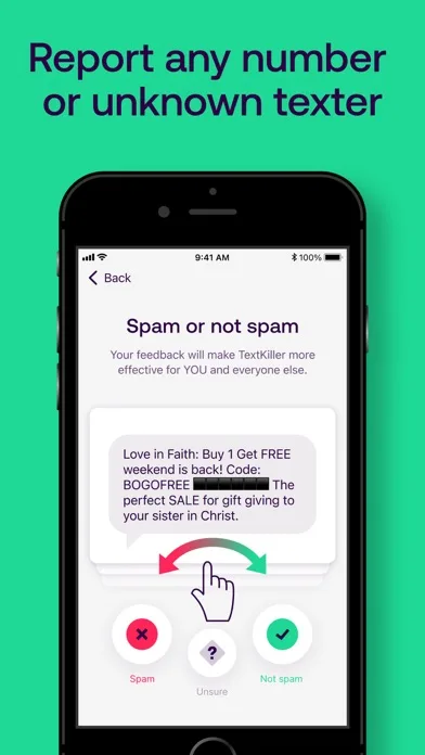 Textkiller - Spam Text Blocker screenshot 5