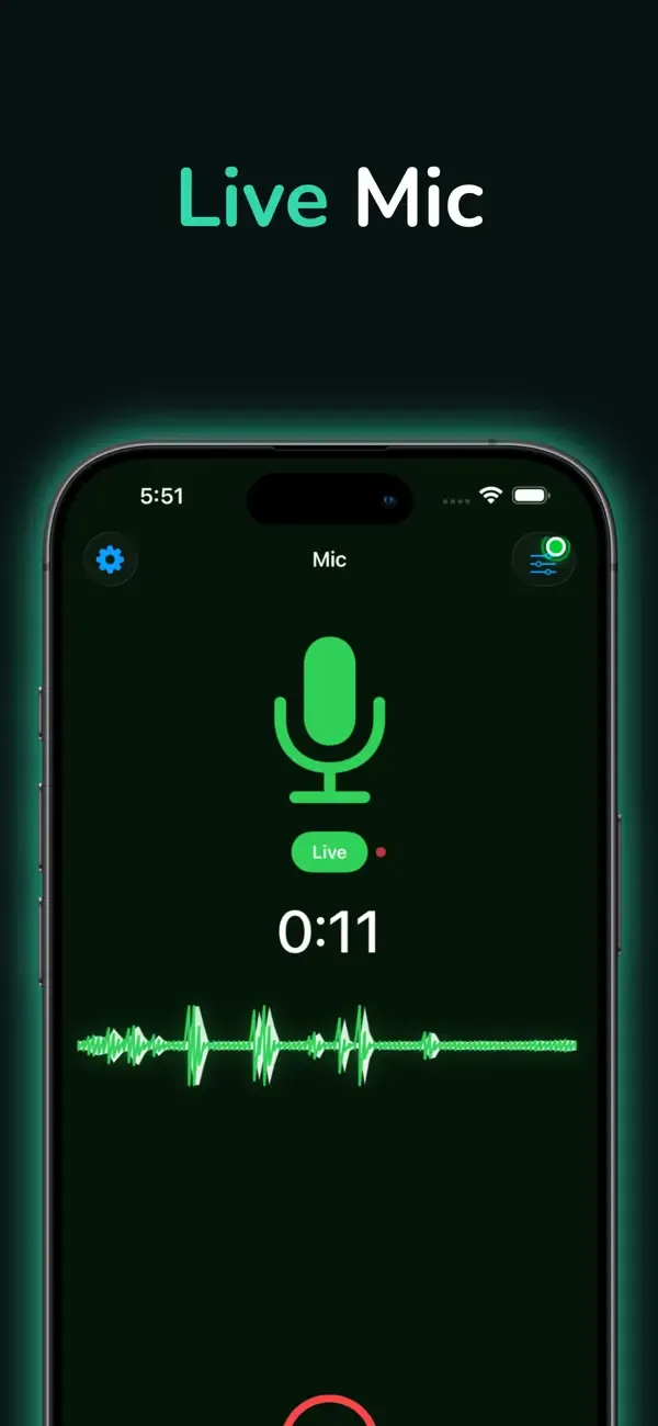 Mic to Speaker - Virtual Mic screenshot 1