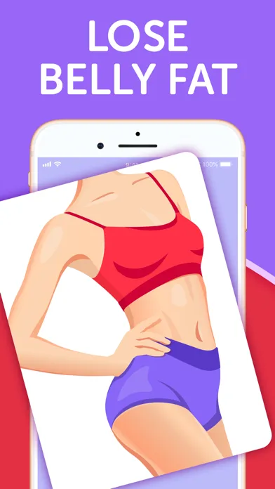 Lose Belly Fat Fitness screenshot 1