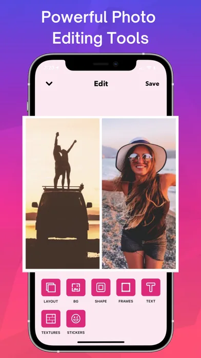 PicMerger Edit Pics & Collages screenshot 2
