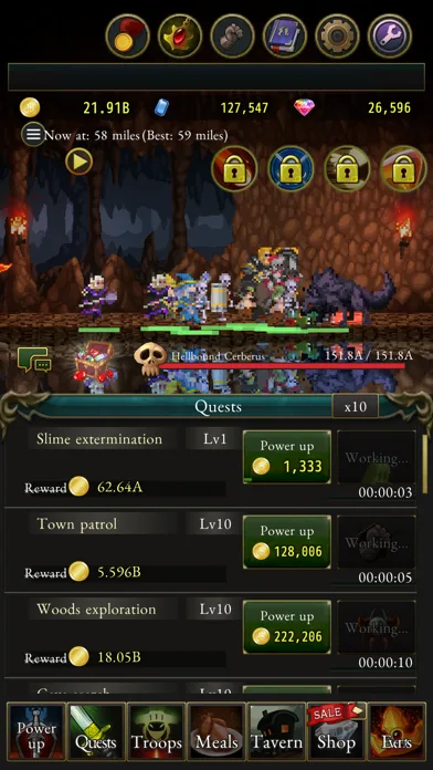Rogue with the Dead: Idle RPG screenshot 3