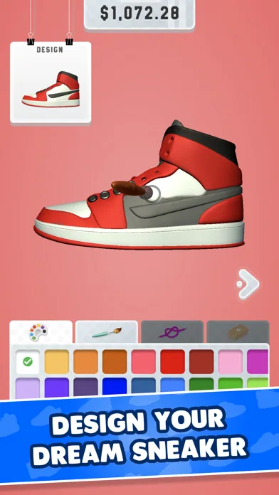 Sneaker Art! Coloring Game screenshot 1
