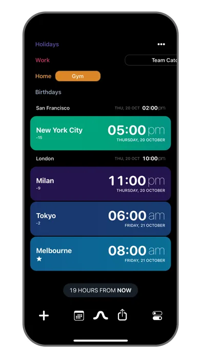 Overlap: World Clock screenshot 2