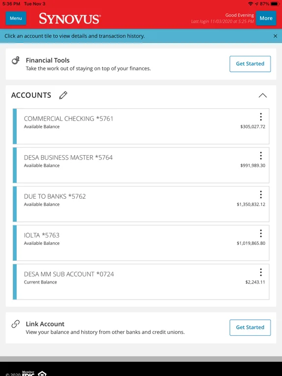 Synovus Gateway Mobile screenshot 5