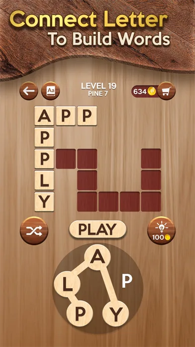 Woody Cross: Word Connect Game screenshot 1