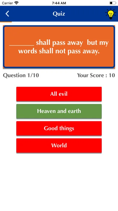 Red Letters King James Version screenshot 4