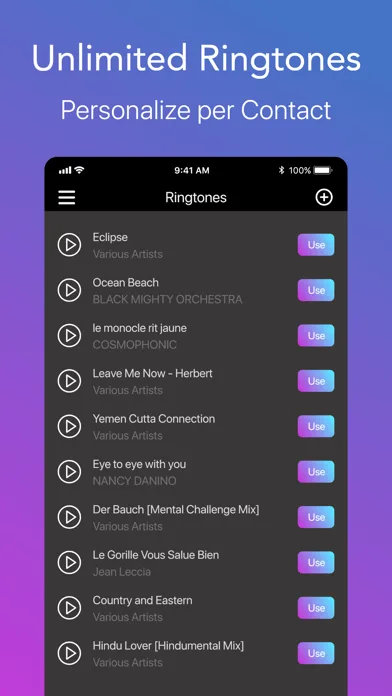 Ringtones Maker for iPhone ‣ screenshot 1