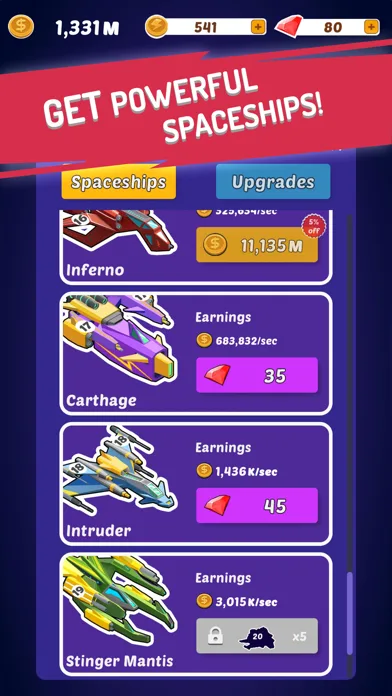 Merge Spaceships - Idle Game screenshot 4