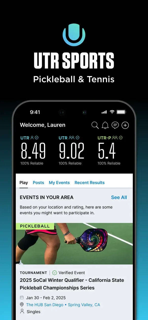 UTR Sports screenshot 1