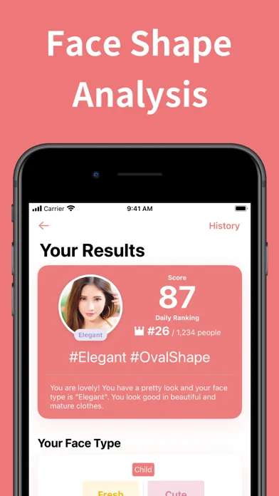 FaceTag - Face Ratio Analysis screenshot 1