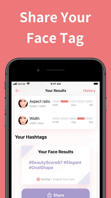 FaceTag - Face Ratio Analysis screenshot 3