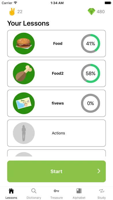 ASL Sign Language Pocket Sign screenshot 1