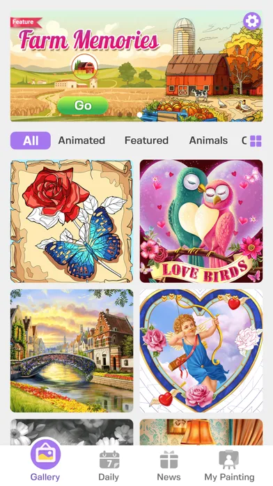Tap Color Pro: Color By Number screenshot 1
