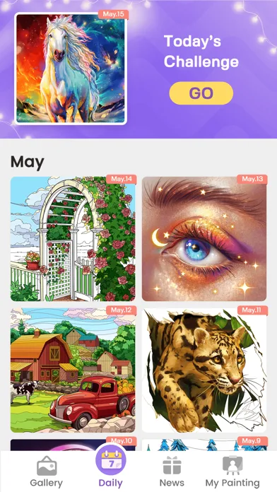 Tap Color Pro: Color By Number screenshot 2