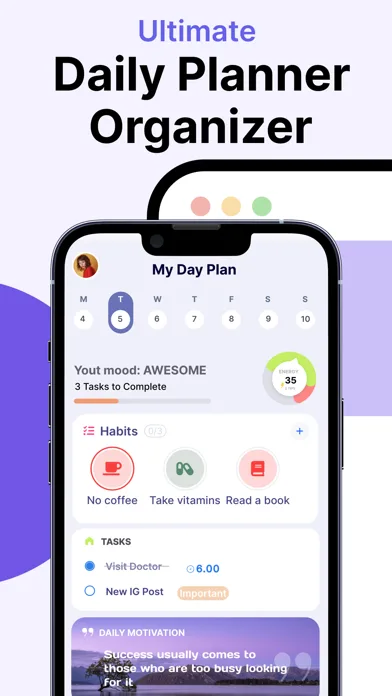 Daily Planner, Schedule: Brite screenshot 1