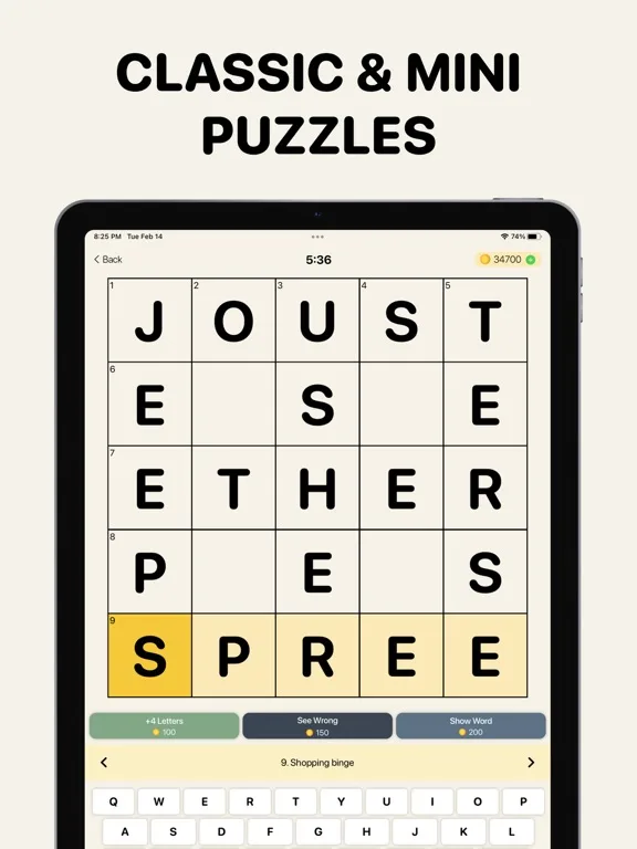 Classic Crossword Puzzles screenshot 5