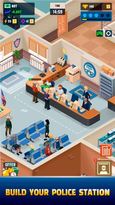 Idle Police Tycoon - Cops Game screenshot 1