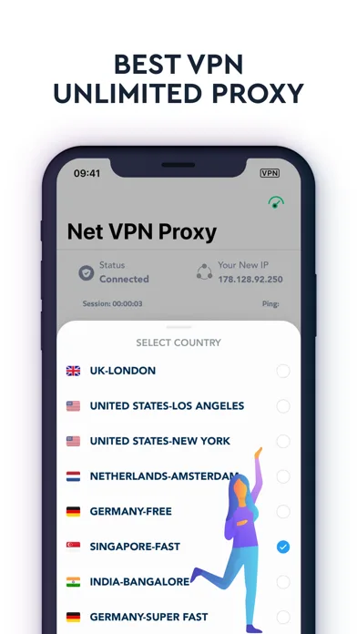 NetVPN Adblock Proxy Unlimited screenshot 1
