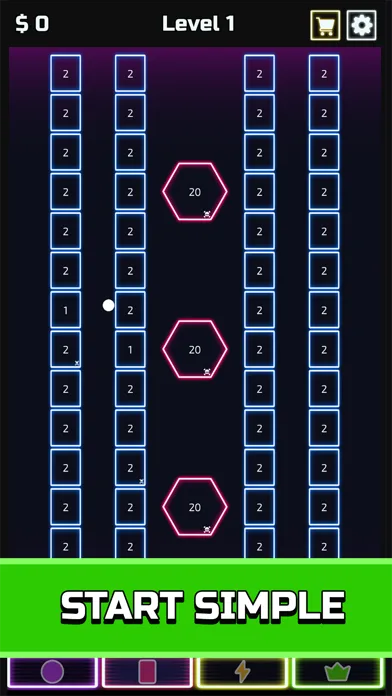 Idle Brick Breaker - Breakout screenshot 1
