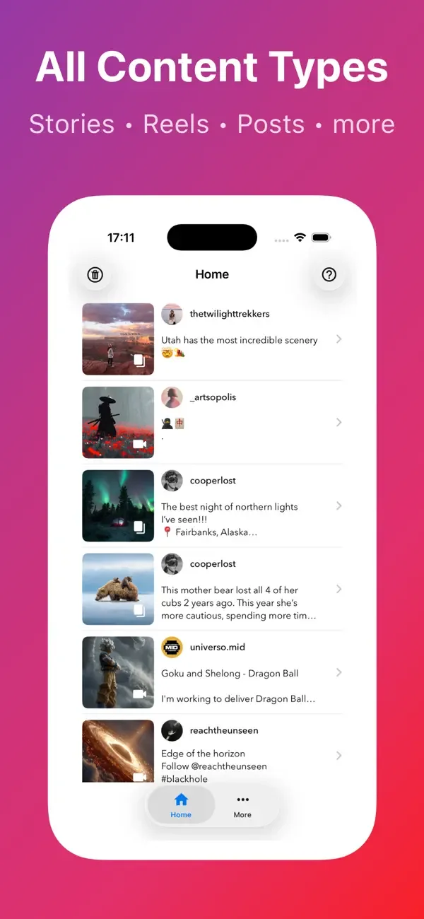 Resaver for Videos and Stories screenshot 3