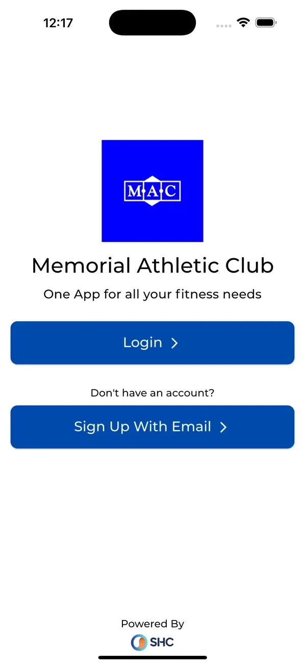 Memorial Athletic Clubs screenshot 1