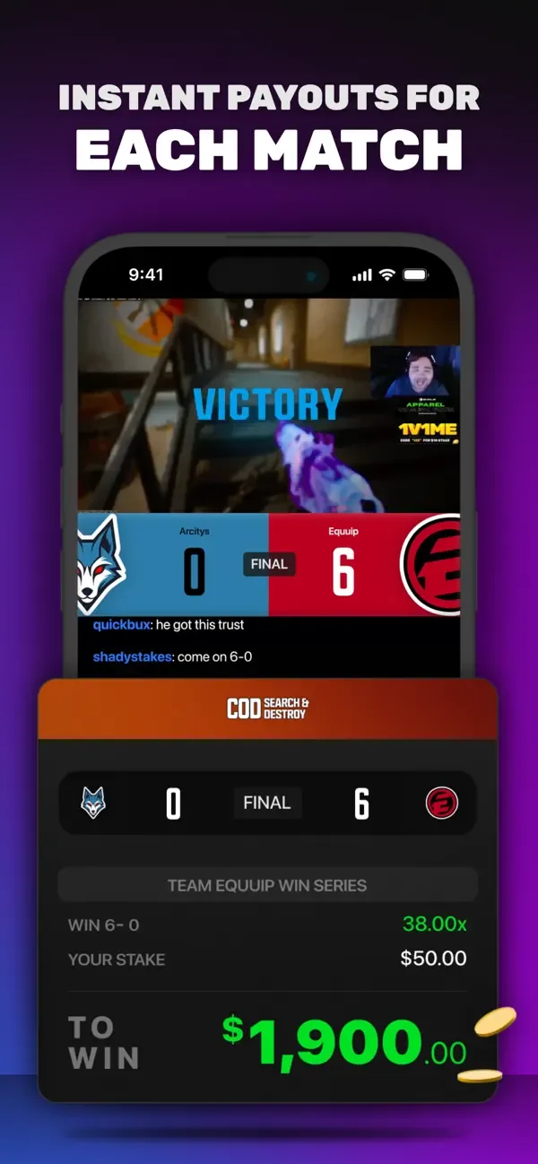 1v1Me - Esports Staking screenshot 2