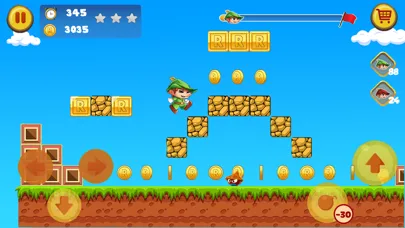 Robin Jungle World -Jump N Run screenshot 2
