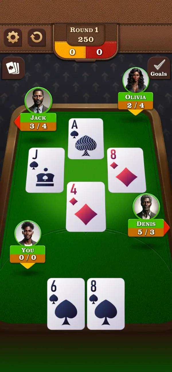 Spades - Classic Card Game screenshot 2
