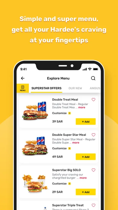 Hardee's Saudi Arabia - Online screenshot 3