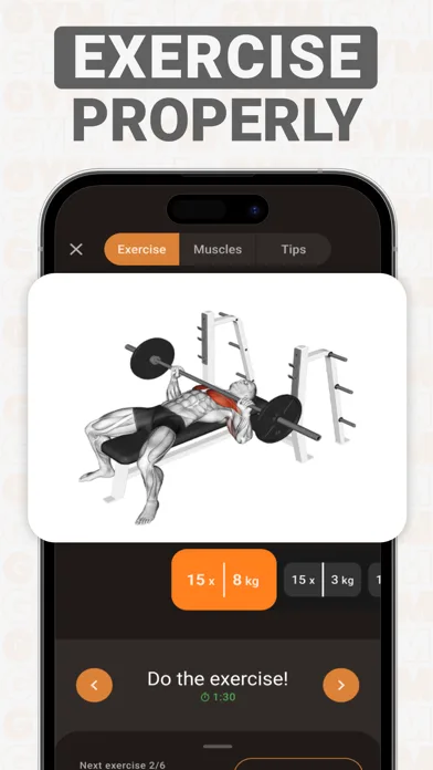 Gym WP - Workout Planner & Log screenshot 2
