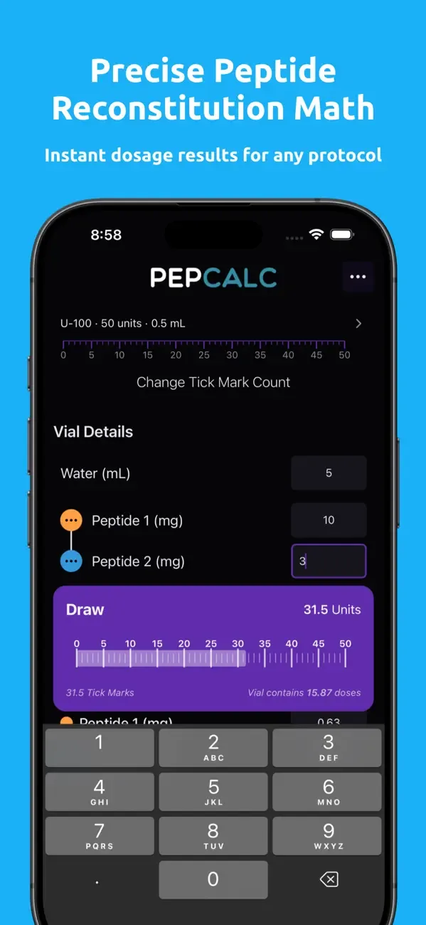 PepCalc: Peptide Calculator screenshot 2
